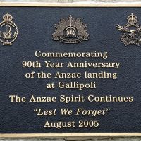 90th Anniversary of the ANZAC landing at Gallipoli