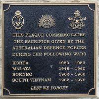 Korea, Malaya, Borneo, South Vietnam 