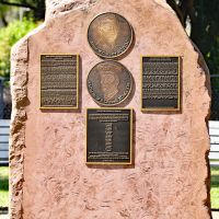 Stone Monument with plaques