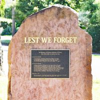 Stone Monument with plaques