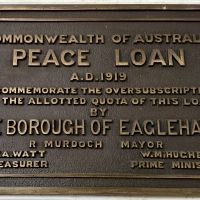 Peace Loan Plaque