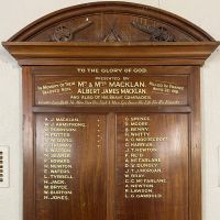 Holy Trinity Whitfield Honour Board