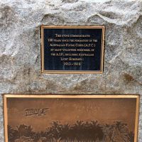 Centenary AFC corps plaque