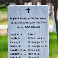 Stone Monument With Names