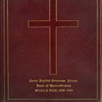 Carey Baptist Grammar School Book of Remembrance WW 1939-45