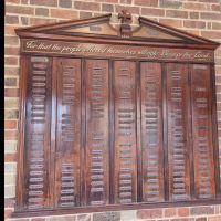 WWI Honour Board from Chrsitchurch Cooktown, in Cooktown Museum