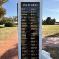Ganmain Memorial Arch, Roll of Honour RH side