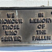 Plaque, Ganmain District Memorial Park