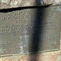 Honour Roll Mt. Pleasant District 1939-1945