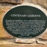 Eudunda Centenary and Memorial Gardens Information Plaque