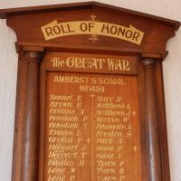 Amherst State School Roll of Honor