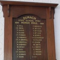 Dunach State School Honor Roll