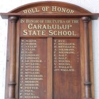 Caralulup State School Roll of Honor