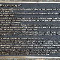 Bruce Kingsbury Garden plaque