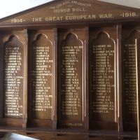 Jeparit Soldiers' & Citizens' Memorial Hall Honour Board 1914-1918