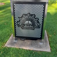 Laser cut custom bin surround - Australian Army Insignia installed 