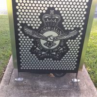 Plasma cut bin surround - RAAF Insignia 