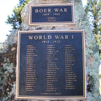 Berridale New War Memorial Boer War and World War I Rolls of Honour