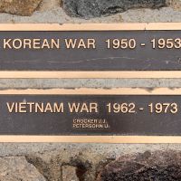 Jindabyne War Memorial Korean and Vietnam Wars Commemorative Plaques Located in Banjo Patterson Park