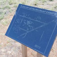 2nd Plaque displaying an image of the RAAF Leyburn personnel camp layout. 