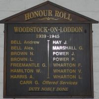 Woodstock On Loddon WW2 Honor Roll