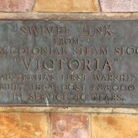 HM Colonial Steam Ship "Victoria" Memorial Cairn Interpretative Plaque