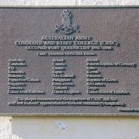 Fort Queenscliff Australian Army Command and Staff College Commemorative Plaque