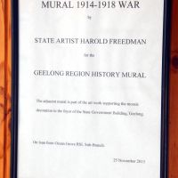 Queenscliff RSL and Memorial Hall World War I Interpretative Board