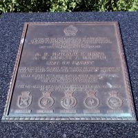 Able Seamen Ronald F Back and Leslie J Halpin (HMAS Napier) Memorial Plaque at Ocean View Lookout, Queenscliff, Victoria 
