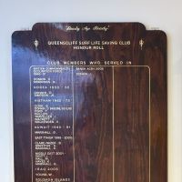 Post World War II Honour Board - Club servicemen