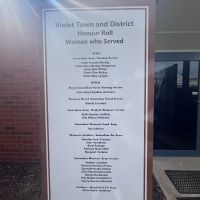 Honour Roll of local women who served