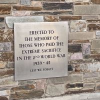 Dedication plaque