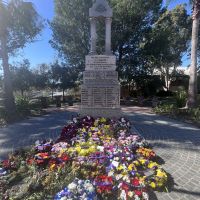 The Templestowe Memorial on Anzac Day 