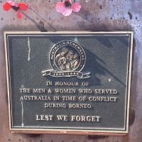 Borneo Conflict plaque