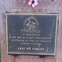 Vietnam Conflict plaque