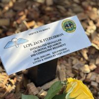 Plaque for Lance Corporal Jack Fitzgibbon