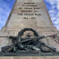 Detail on the obelisk