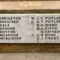 Gundagai Anzac Grove World War I Roll of Honour at the Base of the Original War Memorial