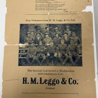 First Volunteers from H.M. Leggo & Co. Ltd.