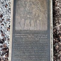 Plaque explaining the Memorial