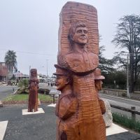 Both sculptures