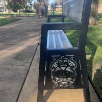 Commemorative seat donated by Colonel RE (Bob) Hagerty AM (Ret) Patron of the 3rd Cavalry Regiment (Vietnam) Association