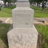 Boer War memorial, with dedication to Alex Draper