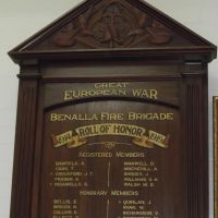 Benalla Fire Brigade Roll of Honor