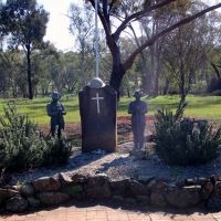 Weethalle War Memorial Sculptures and Stone of Remembrance