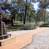 Weethalle War Memorial and Stone of Remembrance in the Background