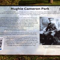 Hillston Hughie Cameron Park Interpretative Board