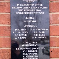 Hillston Memorial Park Post World War II Rolls of Honour