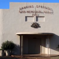 Rankins Springs War Memorial Hall with Rising Sun Badge Unveiled on 11 November 2018