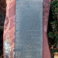 Griffith Soldier Settlers Memorial Interpretative Plaque